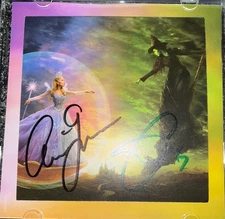 Wicked: For Good The Soundtrack CD signed insert  w/ FULL SIG