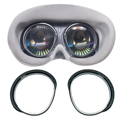 Für PICO 4 VR Brillen Headset Magnetic Frame Lens Rahmen Objektiv Cover Schwarz