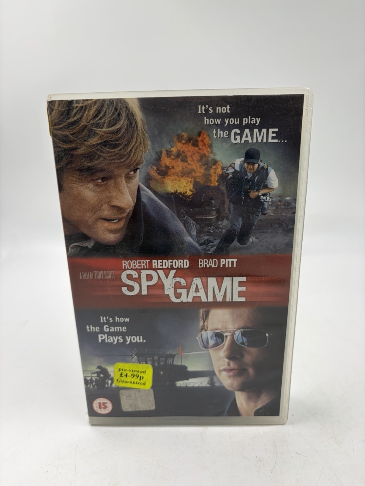 Spy Game VHS Video Big Box Ex Rental Movie PAL UK