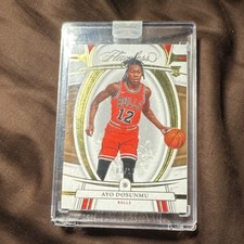 2021-22 Paninj Flawless Ayo Dosunmu gold diamond /10 #49