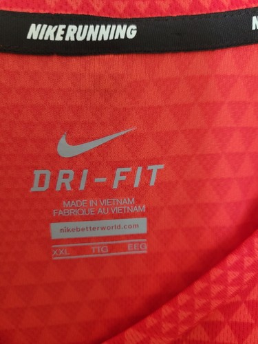 Herren Nike Dri-FIT Fitness Workout T-Shirt - Größe XXLarge, rot - Bild 3 von 5