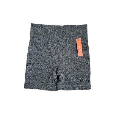 Colsie Womens Seamless High Waisted Lounge Shorts Gray Heather Size S NWT