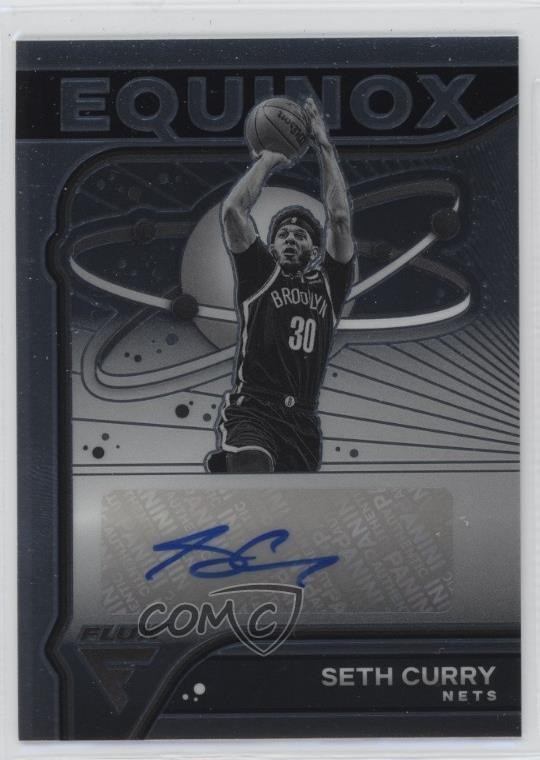 2022-23 Panini Flux Equinox Seth Curry #EA-SCY Auto 1pe9