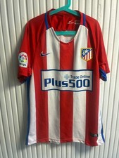 Atletico Madrid 2016/2017 Home Football Shirt #7 Griezmann Nike Size XS