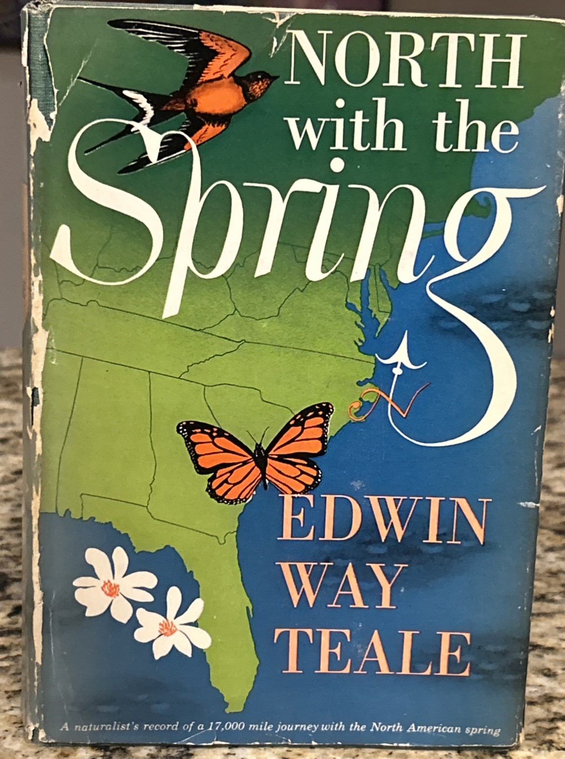 Edwin Way Teale North with the Spring 1951 1st/1st Signed HC DJ Dodd Mead