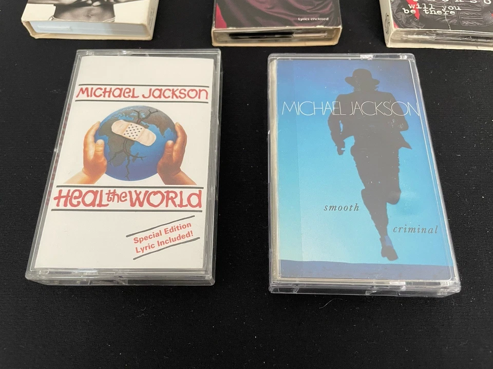 Michael Jackson 5 LOT Smooth Criminal Heal the World Will You Be There Not Alone - Image 3 of 4