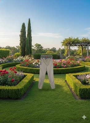 Marks & Spencer, hellbraune, taillierte Herrenhose, Gr. 32/33 Neu mit Etikett (a)