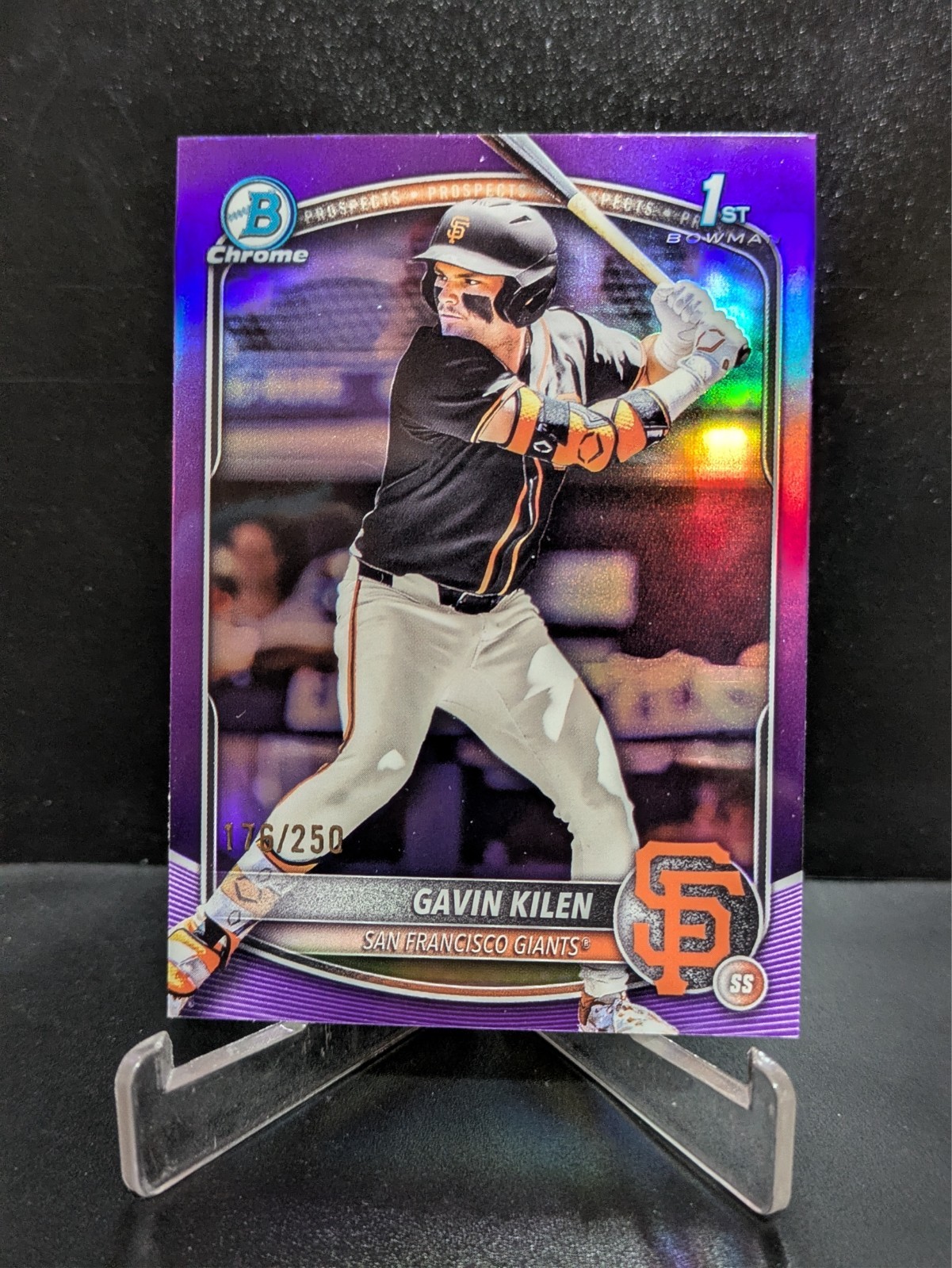 Gavin Kilen  -  2025 Bowman Chrome Draft Purple Refractors /250 #BDC40