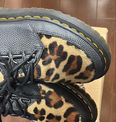 Dr.Martens x Stussy Bailey Leopard Boots US6 24cm Limited Rare
