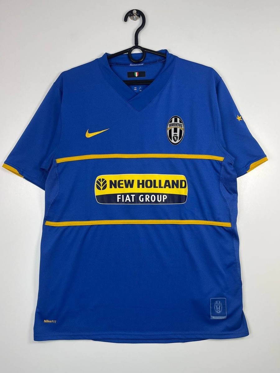 Nike Juventus Away Jersey 238029-493 New Holland Fiat Group 2007