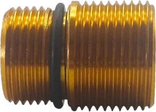 Zeiboat 7110264 Water Oulet Kit for Axial Cam Pressure Washer Pump, Gold 