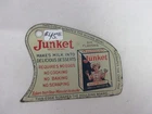 VINTAGE  METAL TIN  JUNKET POT SCRAPER     808-B