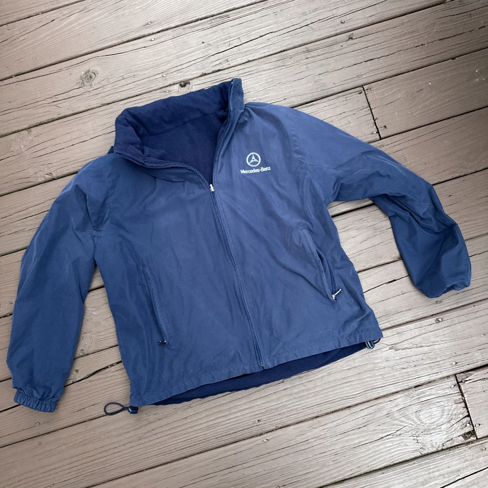 Mercedes-Benz One Millionth AL Vehicle Jacket Windbreaker Mens Large Reversible - Image 2 of 4
