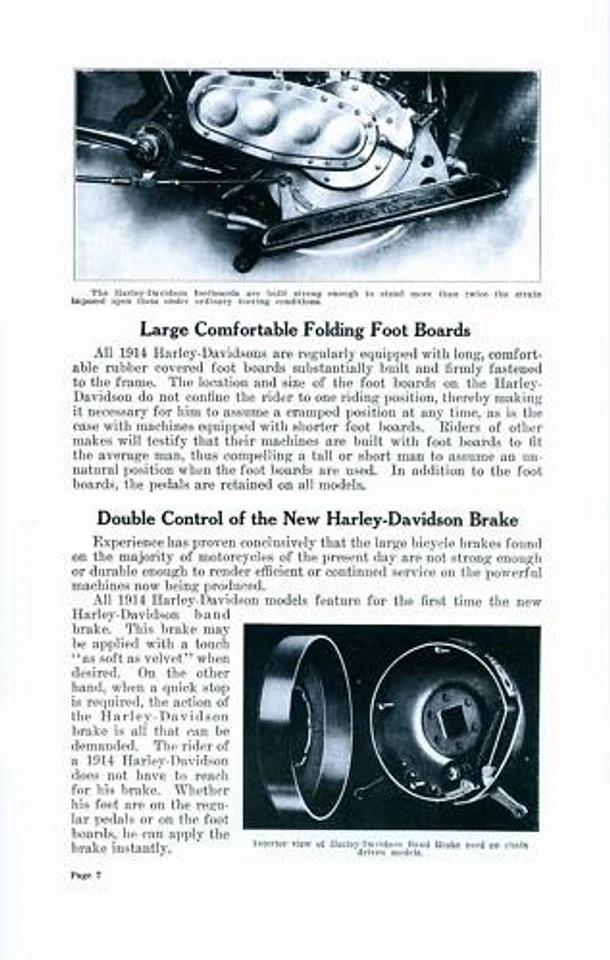 1914 HARLEY DAVIDSON CATALOG FOR MODELS 10A,10B,10E & 10F - REPRODUCTION - Image 3 of 4