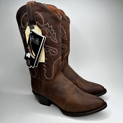 Dan Post Women's Leather Boots Marla Brown NEW New With Tags Sz 8.5 M Western