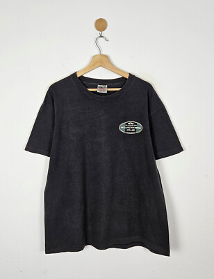 Vintage 90s Quicksilver T-shirt Made In USA Surf Board Skate
