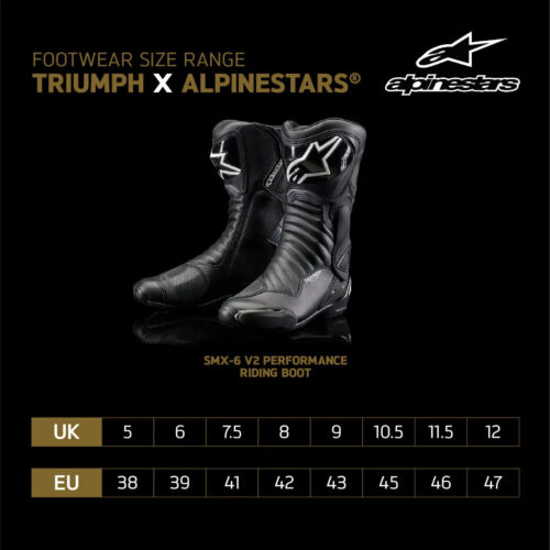 MBTA22803 TRIUMPH X ALPINESTARS® - STIVALI DA MOTO SMX-6 V2 PRESTAZIONI - Foto 6 di 6