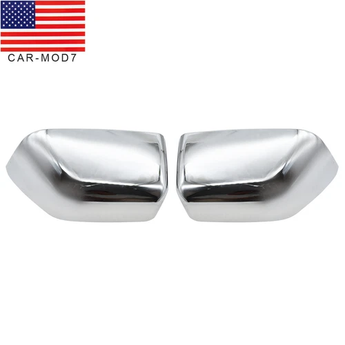 Top Half Chrome Mirror Covers Cap For Ford F250 F350 F450 Super Duty 2017~2022