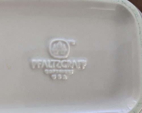 Pfaltzgraff Aura Butter Dish 7" x 3" 2.5" High - Picture 5 of 7