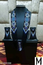 Handmade Seed Bead Necklace American Style Necklace Boho Beaded Necklace earring