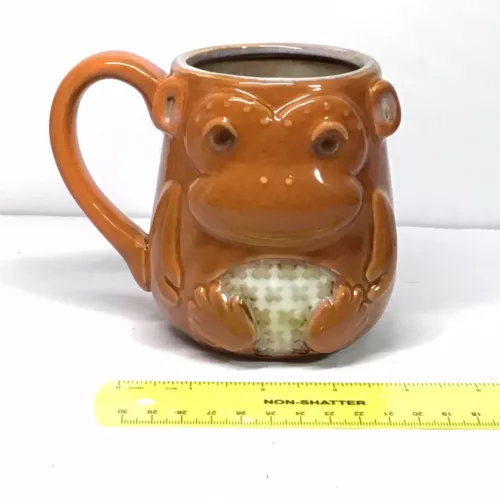 Gibson Home Monkey Mug Ceramic 3D Hard To Find
