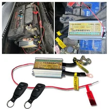 Wireless Remote Car Battery Isolator Power On/Off Disconnect Master Kill Switch