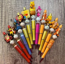 Custom beaded pens. Pooh Gifts. Basket filler. Journal. Teen. Party