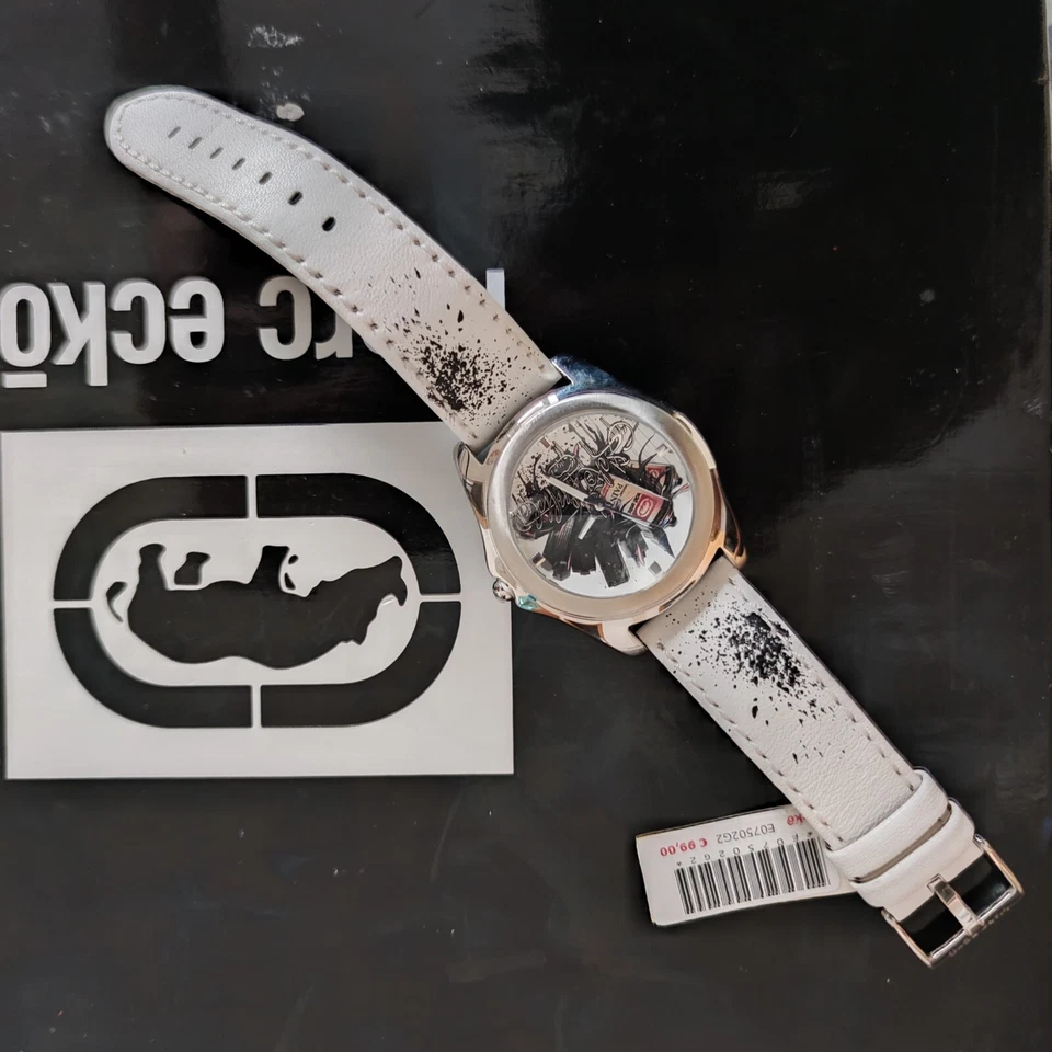 Orologio Vintage Marc Ecko Quartz Nos Fondo Magazzino - Immagine 3 di 4