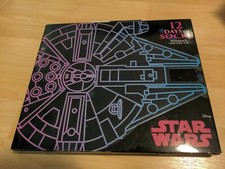 Women's Star Wars 12 Days of Socks Christmas Advent Calendar Shoe Size 4-10