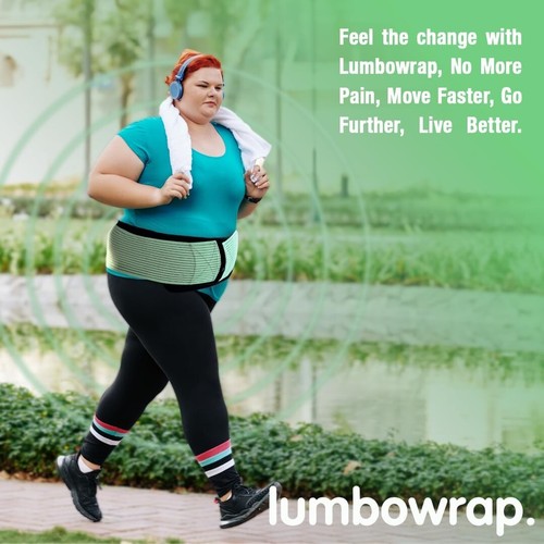 Lumbowrap Lumbar Back Brace Support Large for Arthritis Hernia Sciatica Pain - Picture 5 of 11