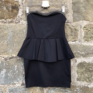 zara basic peplum dress