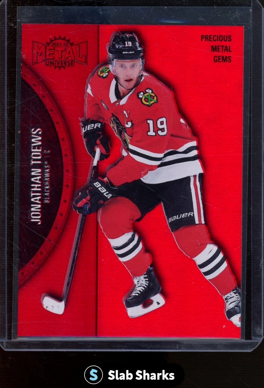2021 METAL UNIVERSE JONATHAN TOEWS RED PRECIOUS METAL GEMS PMG /100