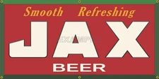 JAX BEER OLD SCHOOL VINTAGE BAR PUB TAVERN SIGN REMAKE BANNER SIZE OPTIONS
