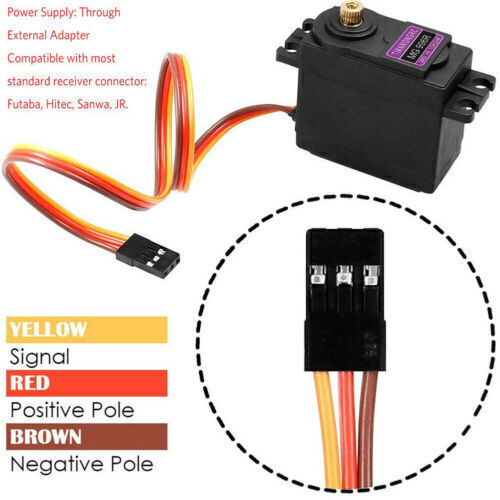 4pcs MG996R Gear Digital Torque Servo MG995 For Futaba JR RC Racing Truck US - Picture 7 of 8