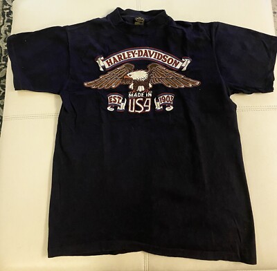 Harley-Davidson Tシャツ Sacramento Dealer Vtg 70s 80 Harley Davidson Dealer Armando Magri Sacramento
