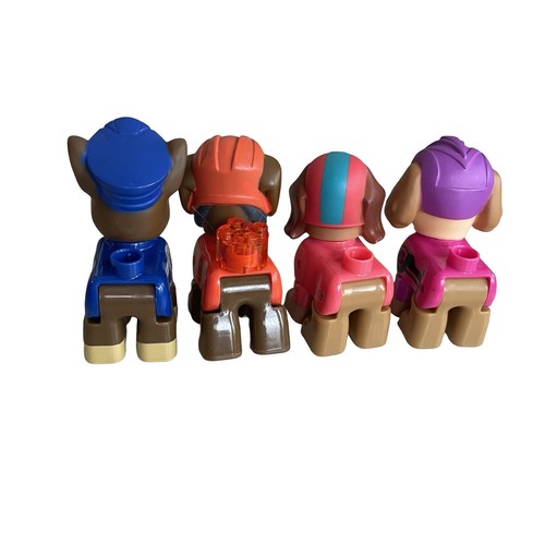 4 Mega Bloks Paw Patrol Chase Marshall Zuma y Skye Figuras Cachorros - Imagen 3 de 6