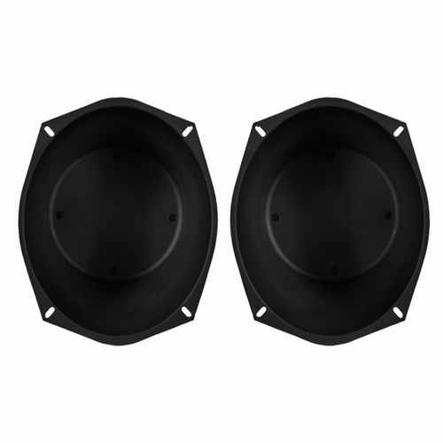 Metra 816900 Universal 6" x 9" Car Speaker Baffles (Pair), Better Bass