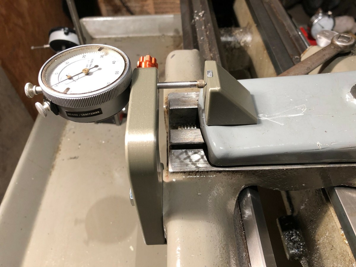 South Bend Lathe 9 or 10K, Cross Slide Dial Indicator Holder (3d
