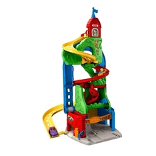 FISHER PRICE LITTLE PEOPLE SIT N STAND SKYWAY 2-IN-1 RACETRACK CHILD TOY CAR SET