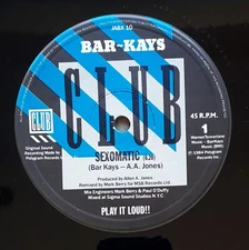 BAR-KAYS – Sexomatic     1984  12" VINYL     CLASSIC 80'S FUNK / DANCE