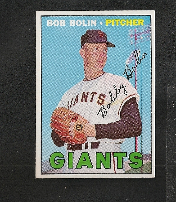 11304* 1967 Topps # 252 Bob Bolin NM-MT | eBay