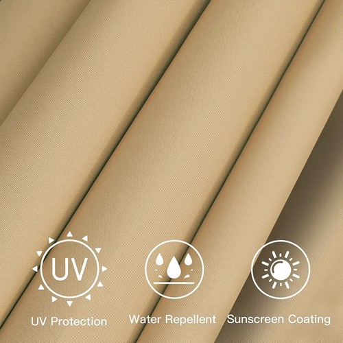 Patio Umbrella Replacement Fabric Parasol Garden Canopy 2/2.7/3m Cover 6/8 Bone - Picture 94 of 136