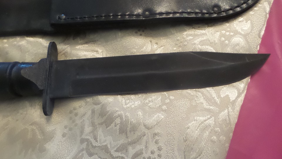 Beautiful Camillus military Fighting Knife With Sheath, Excellent eBay