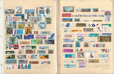 Italy Stamp Collection on 5 Pages, #714//1174 Mint NH Sets