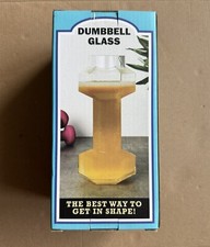 Dumbbell Beer Glass - Clear