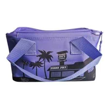 🔥 Trader Joe's Valentines Day Mini Insulated Tote Bag Lavender 