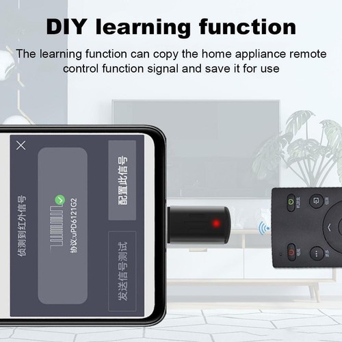 Smart Phone IR Pilot zdalnego sterowania Adapter na podczerwień Typc C IOS do Androida D5H8 GTR8 - Zdjęcie 9 z 14