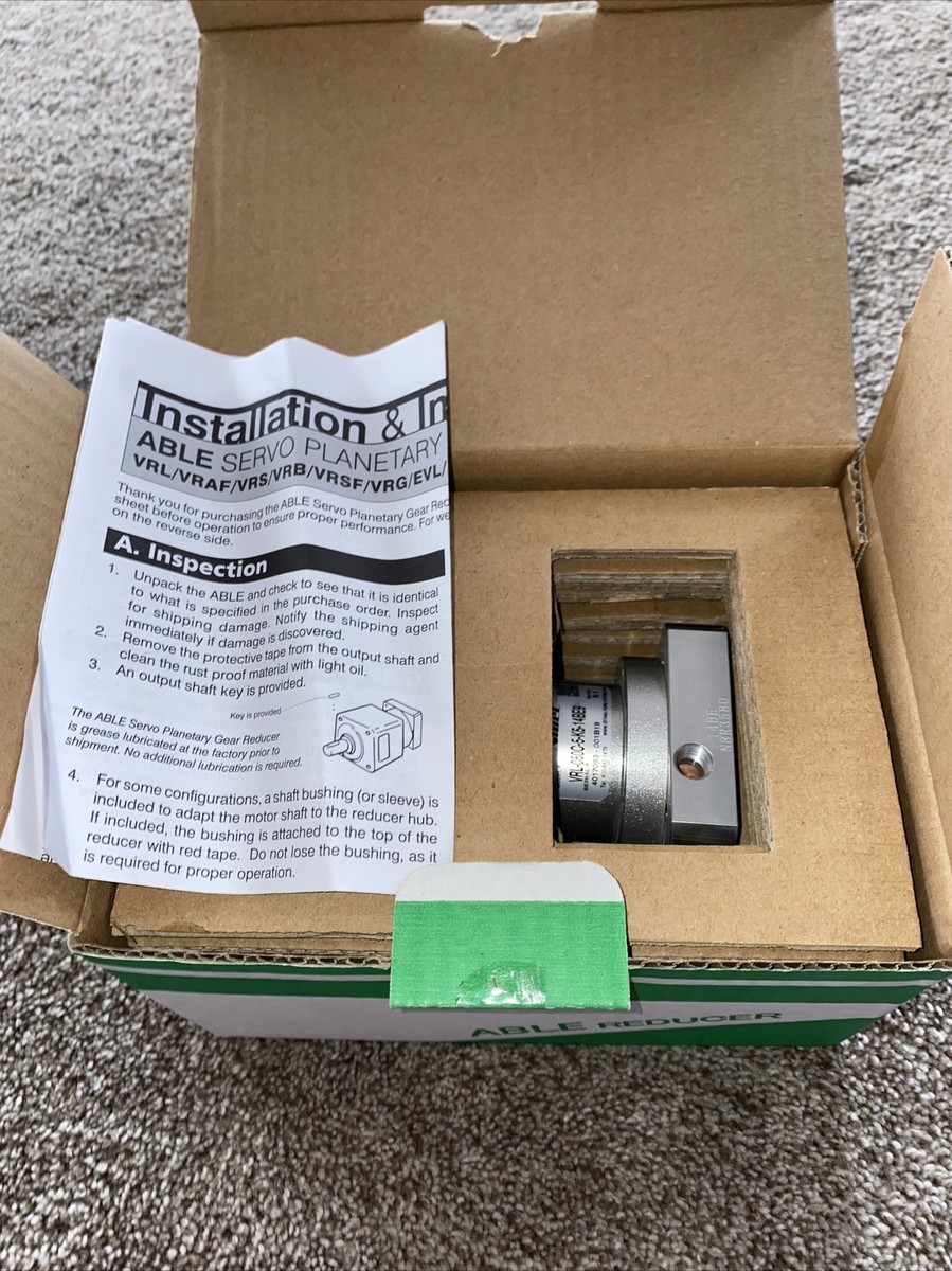 Nidec VRL-050C-10-K5-14BE9 Servo Planetary Gear Reducer