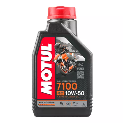 Motul 7100 4T 10W-50 Motorcycle Engine Oil Fully Synthetic - 1 Litre