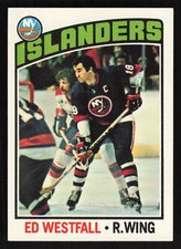 1976-77 Topps #11 Ed Westfall Card TCCCX